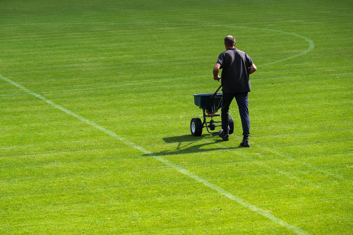 A picture Sports Surface Installation for Schools & Community Fields of with Republic Sports