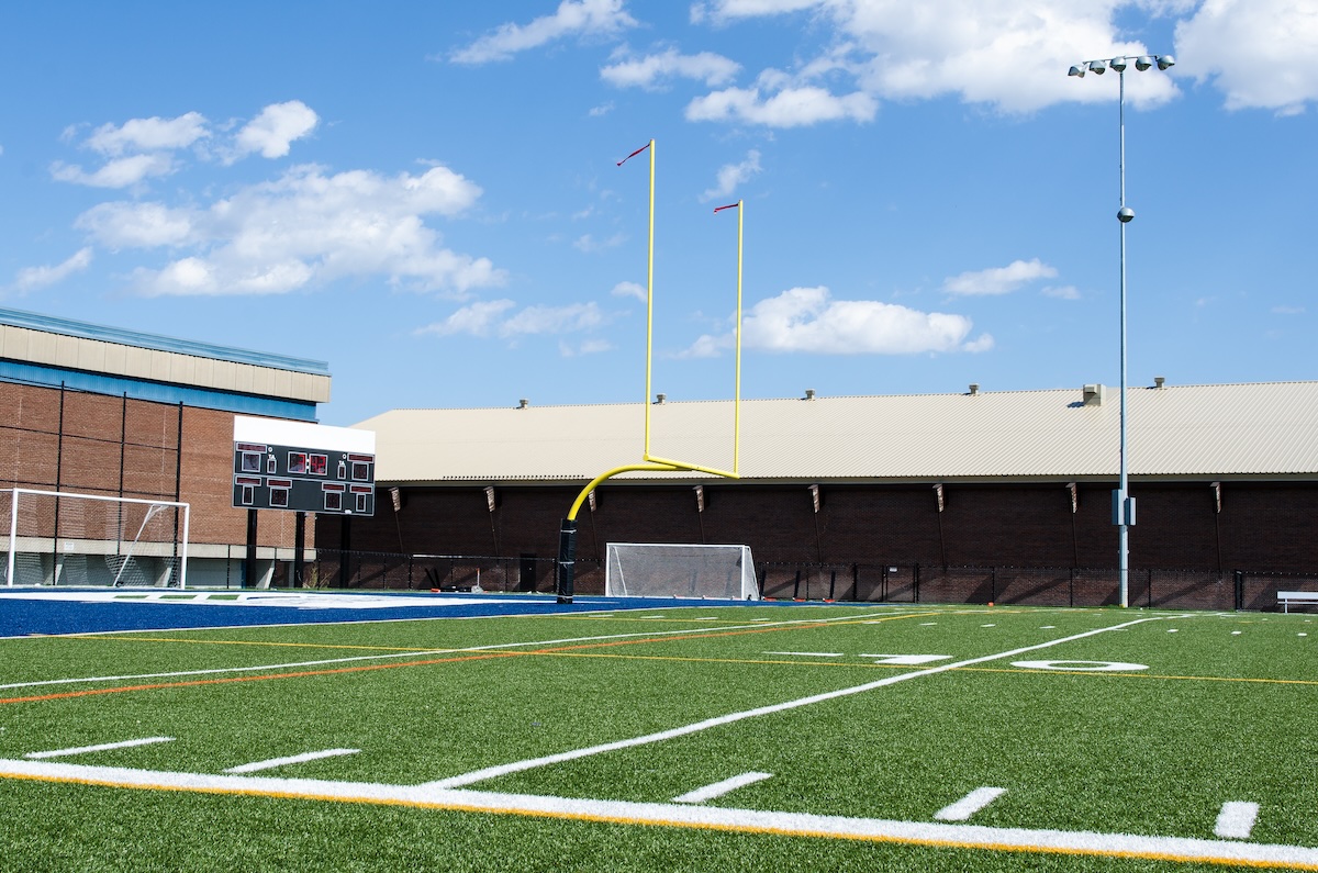 A picture Sports Surface Installation for Schools & Community Fields of with Republic Sports