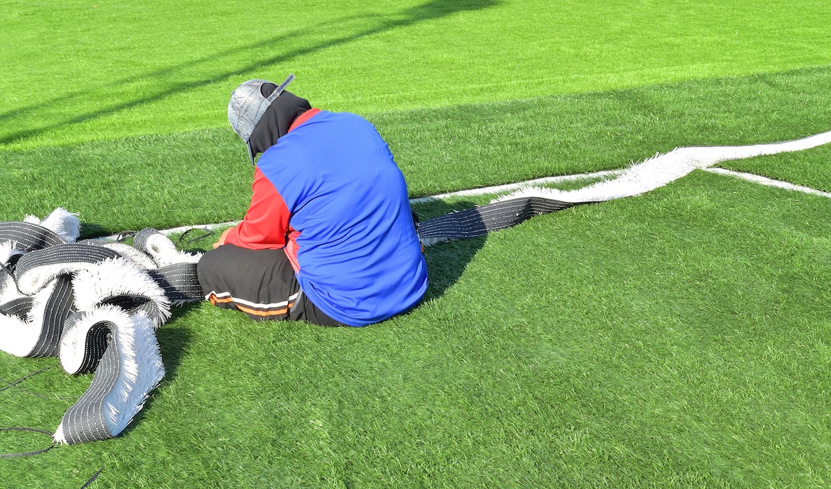 A picture When to Replace a Turf Football Field of with Republic Sports