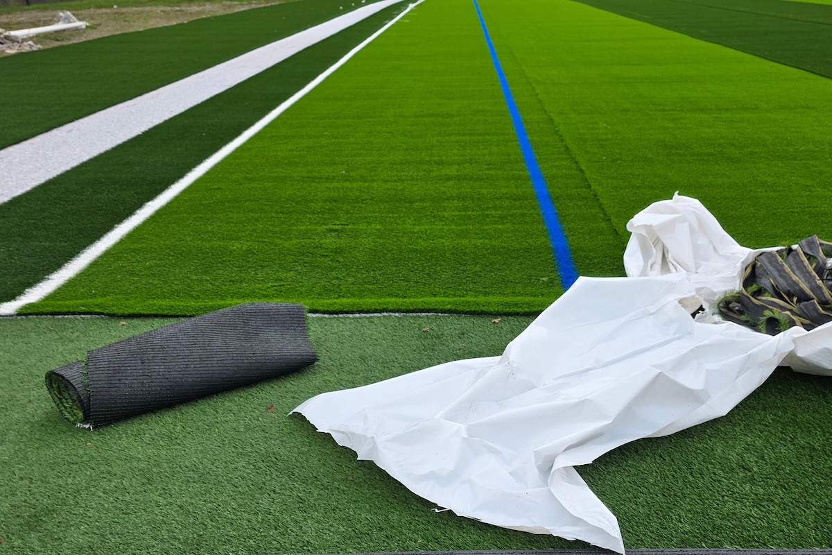 Artificial Turf Sports Field Renovation - Removal, Reuse, and Resurfacing A picture Artificial Turf Sports Field Renovation - Removal, Reuse, and Resurfacing of with Republic Sports