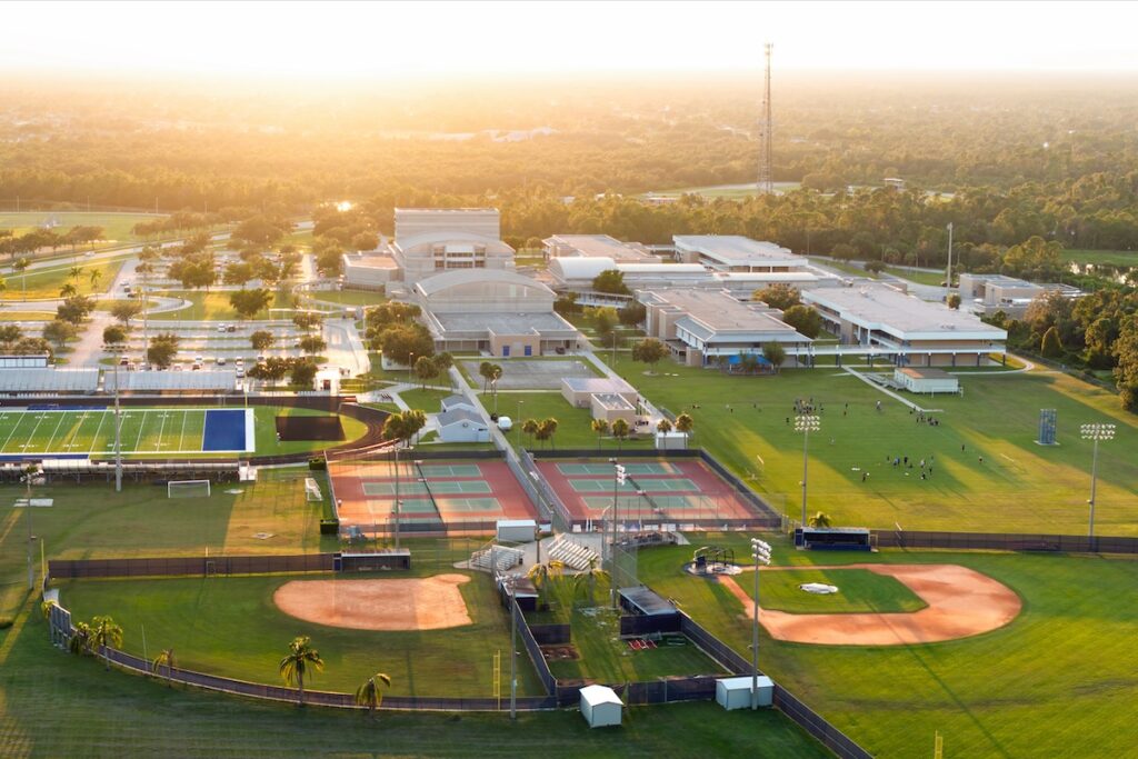 A picture Synthetic Turf Field Construction: What Schools Should Know of with Republic Sports