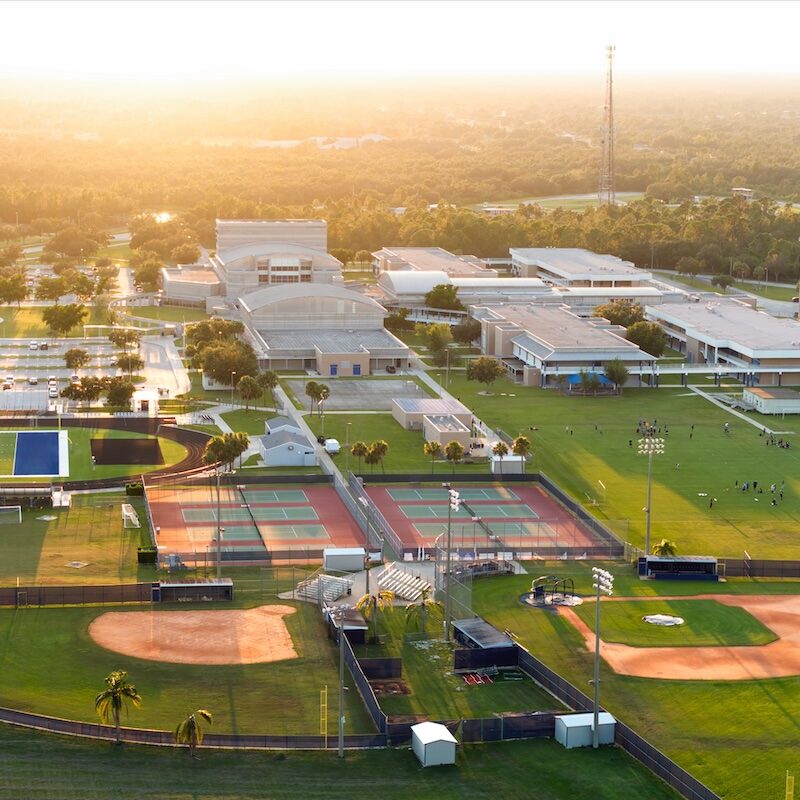 A picture Synthetic Turf Field Construction: What Schools Should Know of with Republic Sports