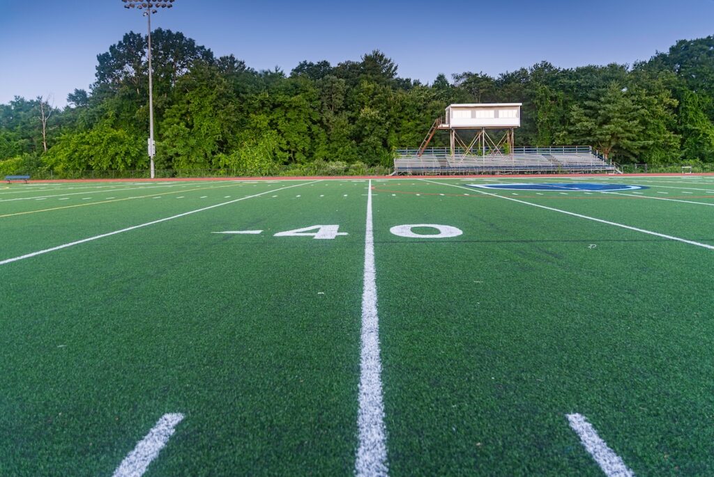 A picture Sports Surface Installation for Schools & Community Fields of with Republic Sports