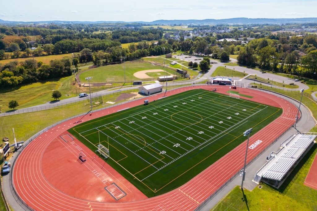 A picture School Field Construction - Practice to Friday Night Lights of with Republic Sports