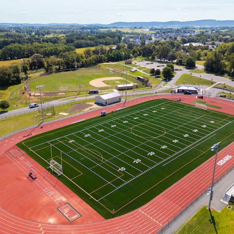 A picture School Field Construction - Practice to Friday Night Lights of with Republic Sports