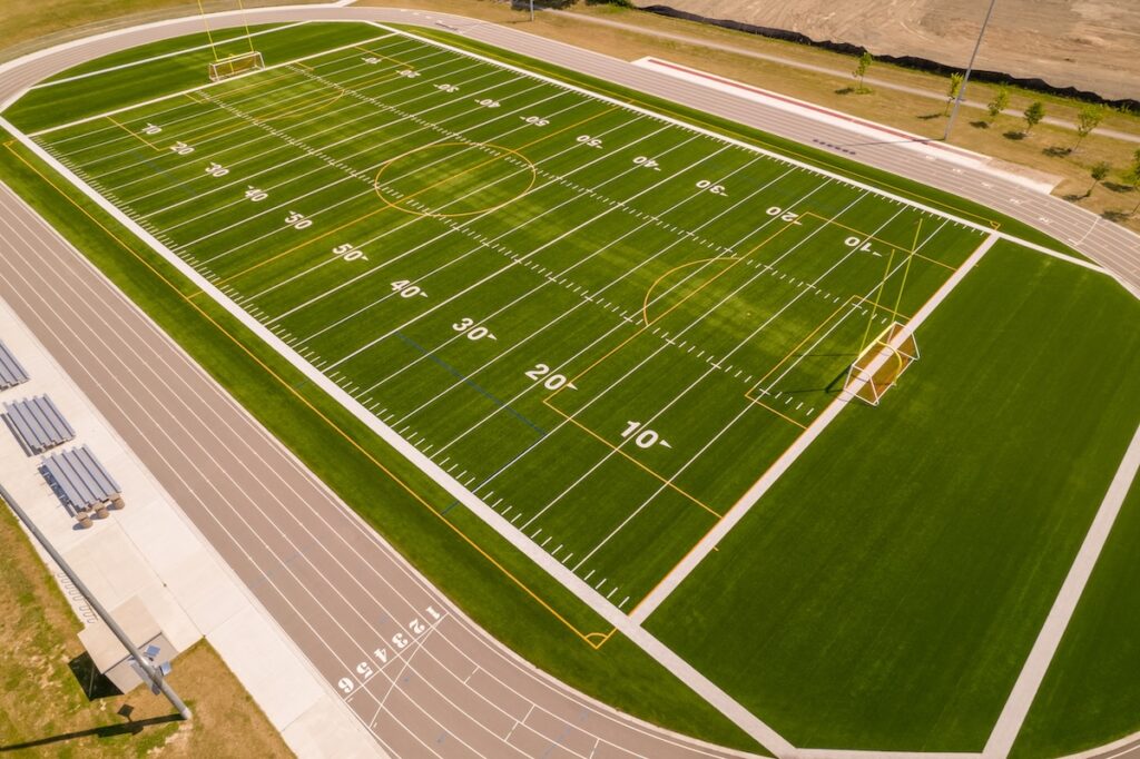 A picture Designing and Building a Multi-Sport Field of with Republic Sports