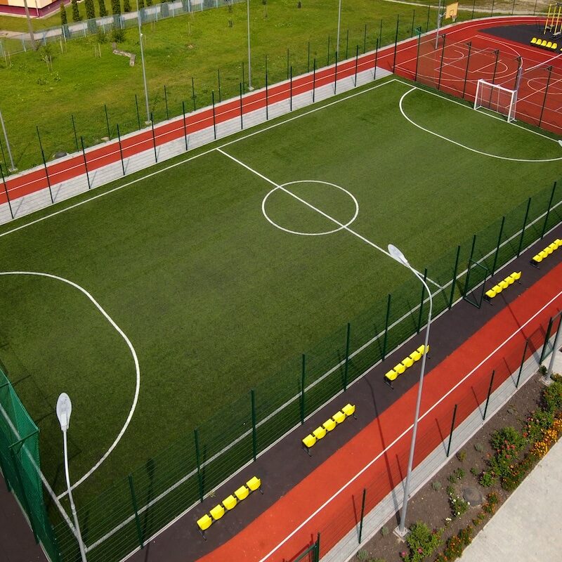 A picture Designing Multi-Purpose Sports Fields - Safety Features of with Republic Sports
