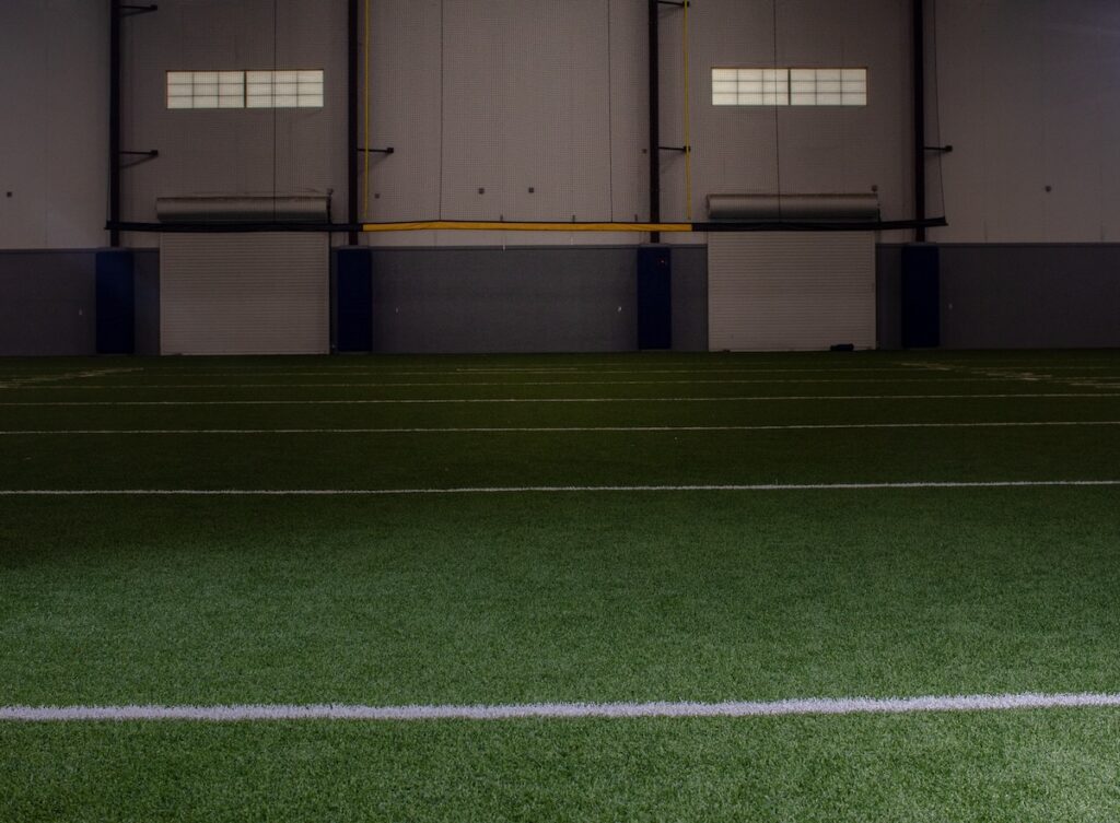 A picture What Goes Under Artificial Turf in Sports Facility Construction? of with Republic Sports