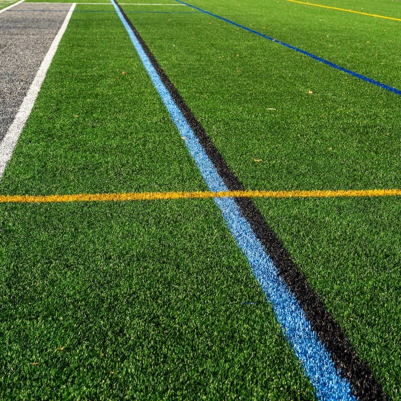 A picture Multi-Sport Field Construction Guide: Striping of with Republic Sports